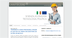 Desktop Screenshot of gravita-zero.org